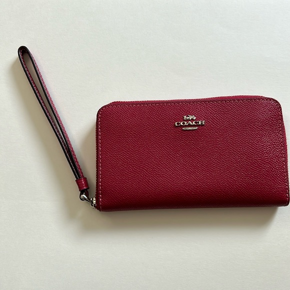 Coach Handbags - Pink Coach Wallet Wristlet